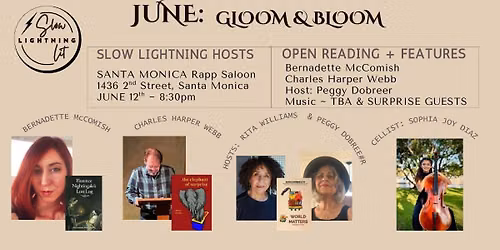 Santa Monica Rapp Saloon hosted by Slow Lightning Lit