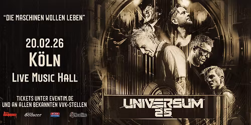 UNIVERSUM25 Live - K\u00f6ln, Live Music Hall