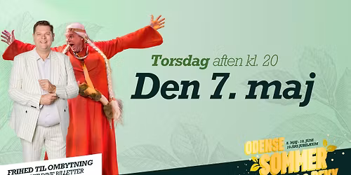 Forpremiere 7. maj kl. 20 \u00bb Odense Sommerrevy 2026