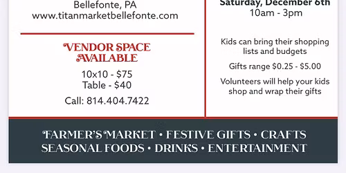 Titan\u2019s Christmas Market