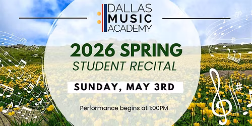 2026 Student Spring Recital