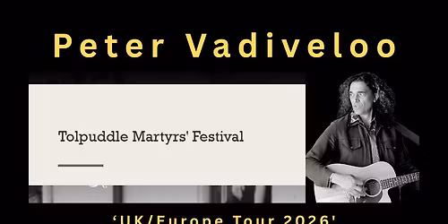 Peter Vadiveloo at Tolpuddle Martyrs' Festival (Dorset, UK)