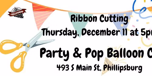 Ribbon Cutting Party & Pop Balloon Co 