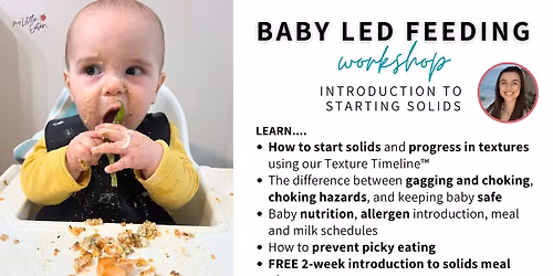Introduction to Starting Solids Workshop