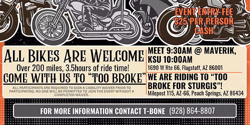 Unity Ride to \u201cToo Broke For Sturgis\u201d