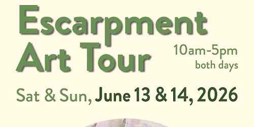 Escarpment Artists Studio Tour