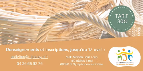 Stage d\u00e9couverte Vannerie