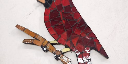 Cardinal Stained Glass Mosaic Class