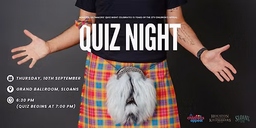 Houston Kiltmakers' Quiz Night celebrates 15 years of STV Children's Appeal