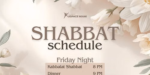 Shabbat Schedule