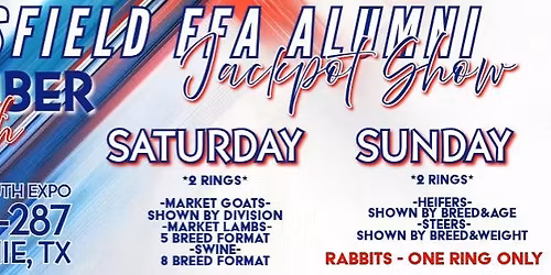 Mansfield FFA Alumni Jackpot