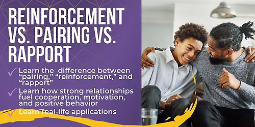 Reinforcement vs. Pairing vs. Rapport