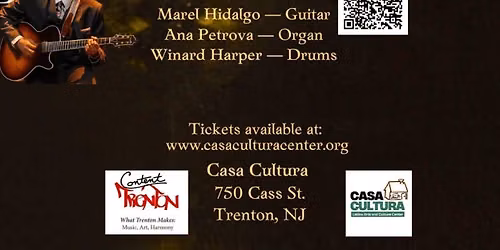Jazz at Casa Cultura: Marel Hidalgo Organ Trio