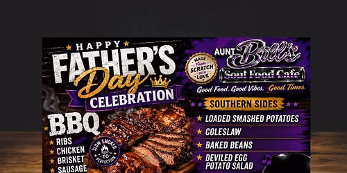 Father\u2019s Day Celebration at Aunt Bill\u2019s Soul Food Cafe