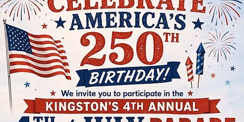 Kingston\u2019s 4th Annual 4th of July Parade