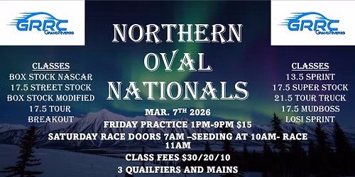 Northern oval nationals 2026