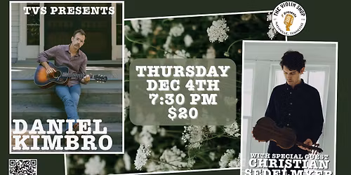 Daniel Kimbro & Christian Sedelmyer Live at The Violin Shop