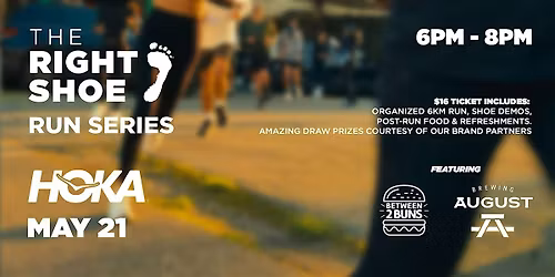 The Right Shoe Presents: Summer Evening Run Series