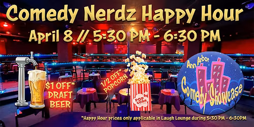 Comedy Nerdz Happy Hour with Comedy Jamm Open Mic