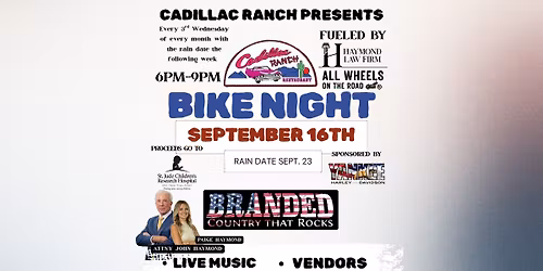 Final Cadillac Ranch Bike Night of 2026!