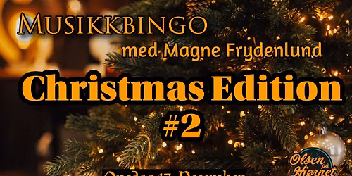 Musikkbingo med Magne Frydenlund \/\/ Olsen p\u00e5 Hj\u00f8rnet