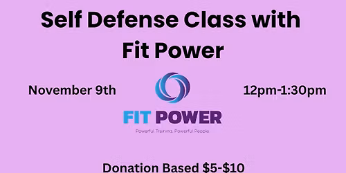 Self Defense w\/ Fit Power