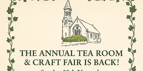 Tea room and Craft fair - Free entry!