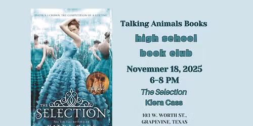 TAB High School Book Club - November THE SELECTION