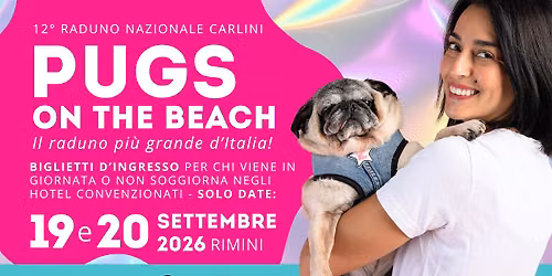 PUGS ON THE BEACH 2026 | Raduno nazionale carlini