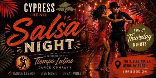 Salsa Night - Thursdays - Presented by Tiempo Latino Dance Company