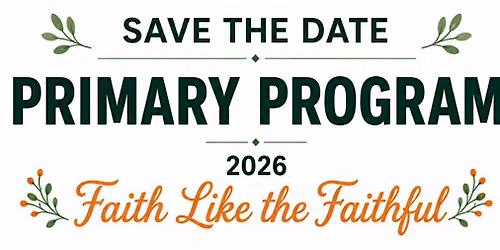 Foothills Ward Primary Program