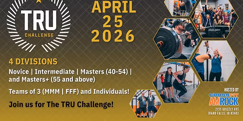 TRU Challenge: Teams & Individual Competition: April 2026