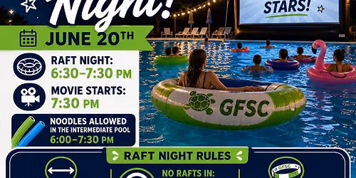 Raft and Movie night 