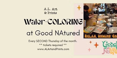 Water-COLORing at Good NAtured 7\/9\/2026