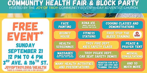 Community Health Fair & Block Party