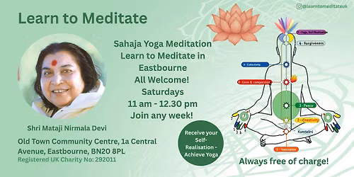 Learn to Meditate in Eastbourne - Free 10 week course  - Get connected
