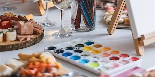 Acrylic paint and sip night