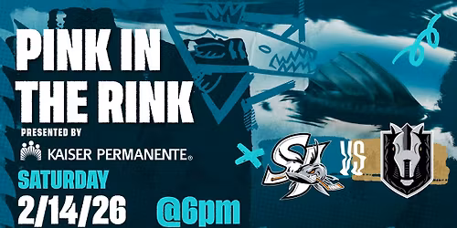 Pink in the Rink presented by Kaiser Permanente - San Jose Barracuda vs. Henderson Silver Knights