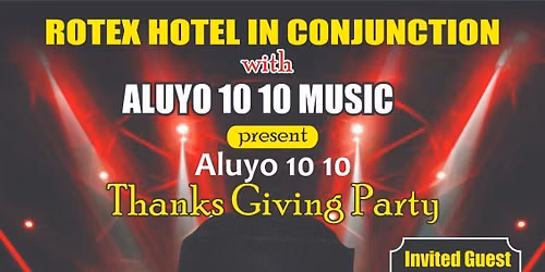 aluyo 10,10 Thanksgiving party
