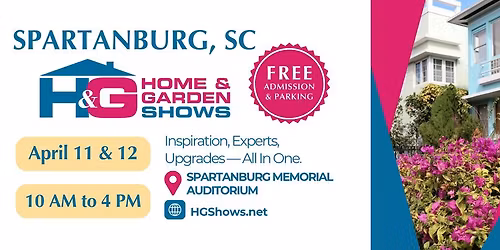 Spartanburg Home & Garden Show \u2022 April 2026
