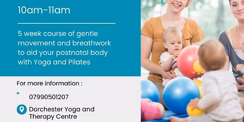 Mother and baby postnatal 5 week course 