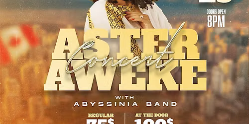 Aster Aweke's Concert in Vancouver