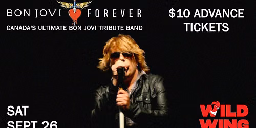 Bon Jovi Forever at Wild Wing in Georgetown, Ontario