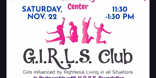 G.I.R.L.S. Club in Partnership with H.O.P.E. Foundation Donation Drive