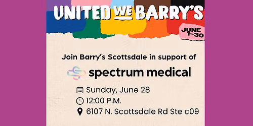 United We Barry's in support of Spectrum Medical