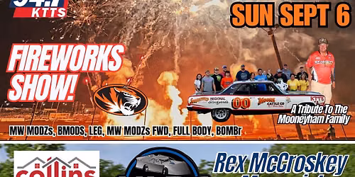 KTTS DIRT TRACK CHAMPIONSHIPS \/ MLRA LATE MODELS \/ Rex McCroskey Memorial 
