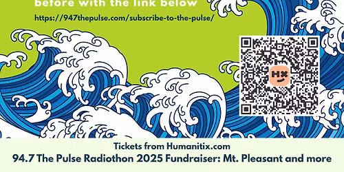 94.7 The Pulse Radiothon 2025 Fundraiser: Mt. Pleasant, stonnii, and Karyn Bourne