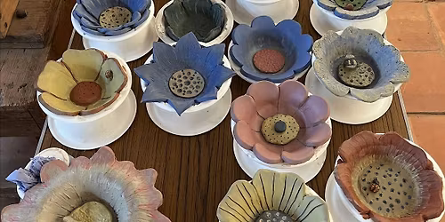 Workshop:  Make a Ceramic Flower Bird Bath