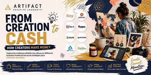 Entrepreneur : From Creation to Cash - Comment les cr\u00e9ateurs make money $