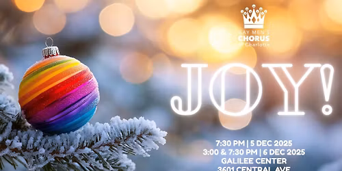 Gay Men's Chorus of Charlotte Presents: "JOY!"